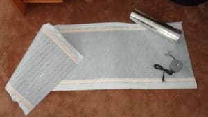 teppichheizung mit heizfolie