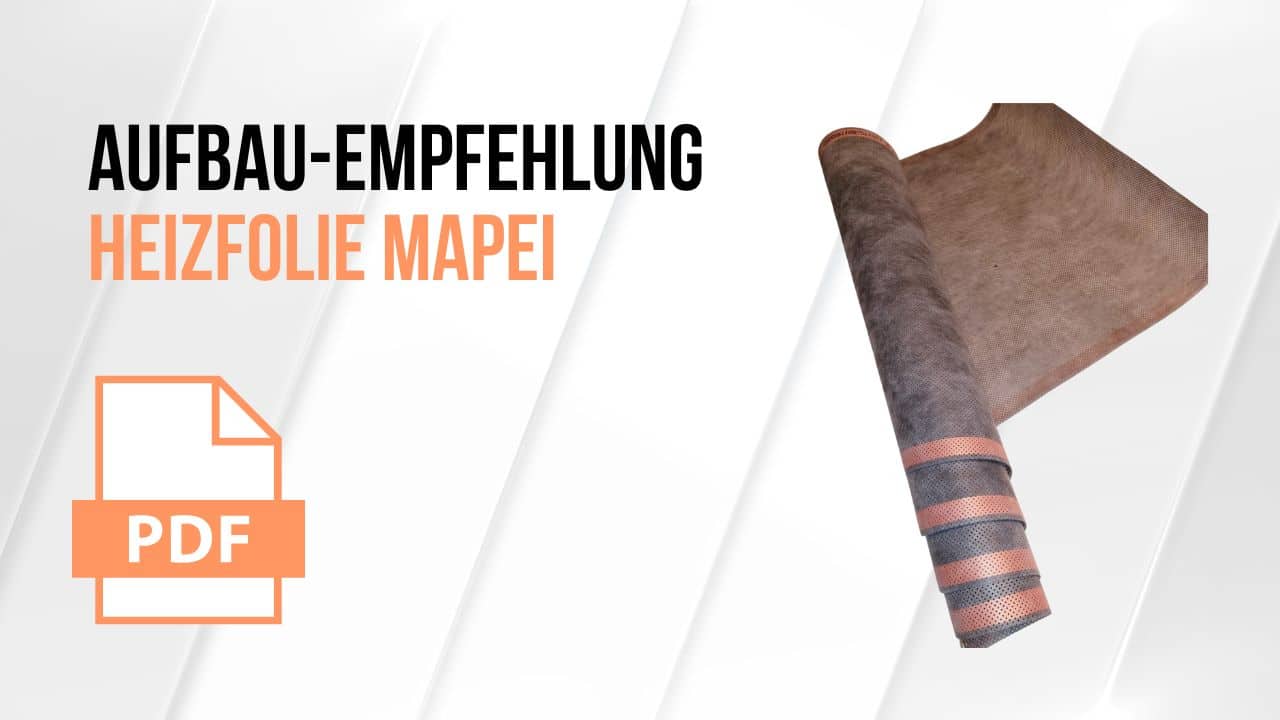 Mapei Anleitung Heizfolie