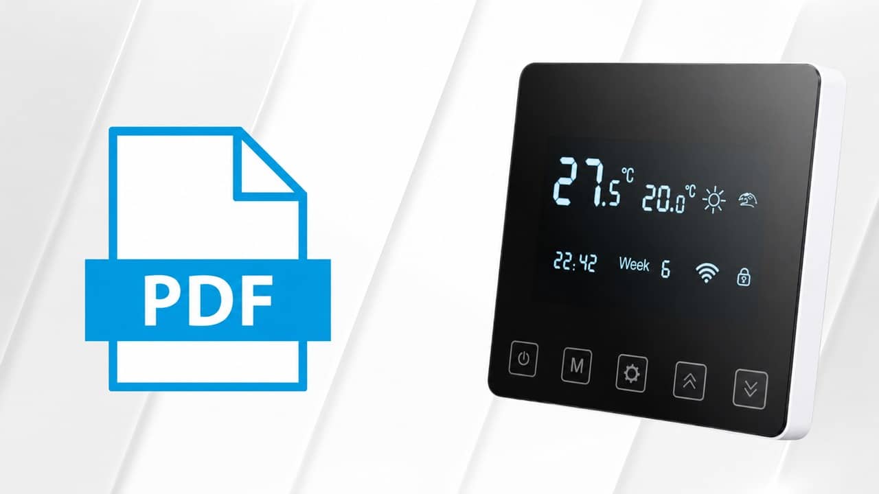 Thermostat – operating instructions Digital thermostat – operating instructions as PDF