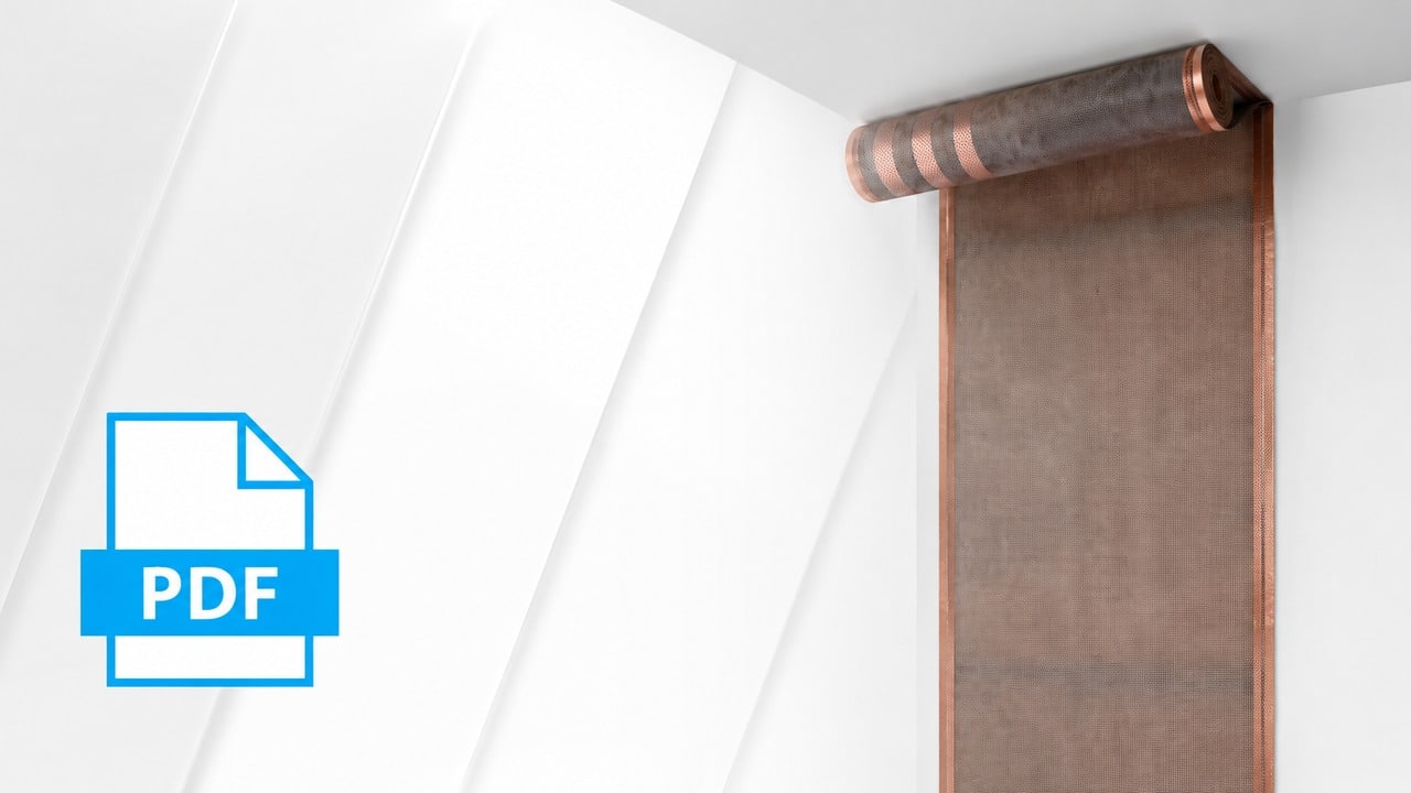 Heating foil – wall and ceiling installation Carbon heating foil for wall and ceiling installation – instructions as PDF